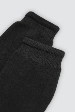 Pack 3 calcetines altos térmicos puño antipresión color negro