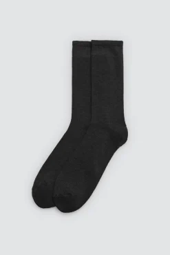 Pack 3 calcetines altos térmicos puño antipresión color negro