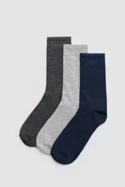 Pack 3 calcetines bambú cálidos tonos oscuros