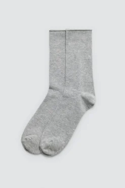 Pack 3 calcetines bambú cálidos sin puño tonos neutros