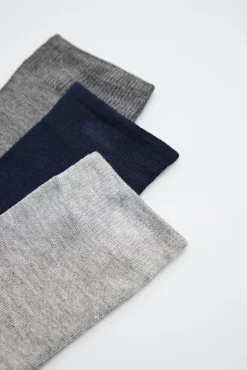 Pack 3 calcetines bambú colores neutros