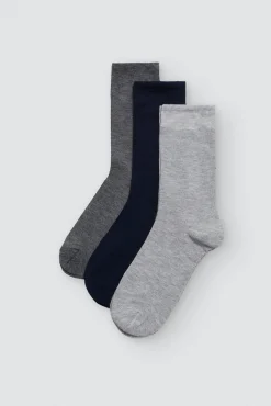 Pack 3 calcetines bambú colores neutros