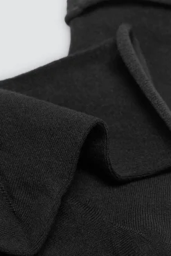 Pack 3 calcetines bambú sin puño negro