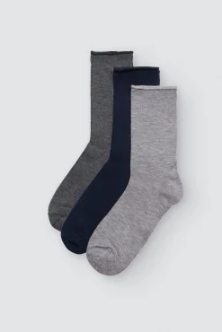 Pack 3 calcetines bambú sin puño