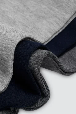 Pack 3 calcetines bambú sin puño tonos neutros