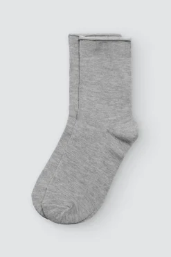 Pack 3 calcetines bambú sin puño tonos neutros