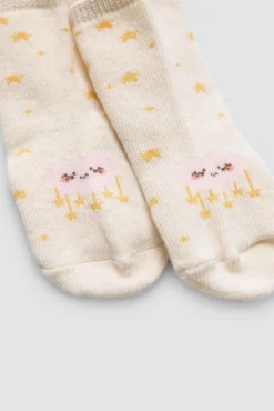 Pack 4 calcetines bebé estampados Rainbow & Stars