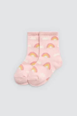 Pack 4 calcetines bebé estampados Rainbow & Stars