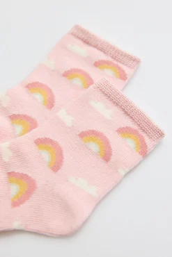 Pack 4 calcetines bebé estampados Rainbow & Stars