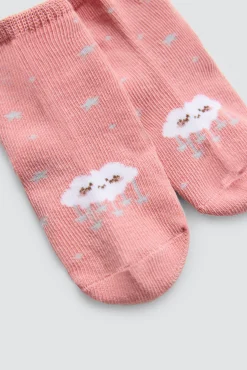Pack 4 calcetines bebé estampados Rainbow & Stars