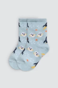 Pack 4 calcetines bebé estampados Cool baby