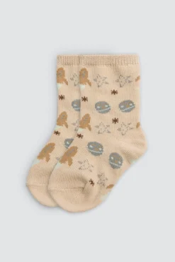 Pack 4 calcetines bebé estampados Cool baby