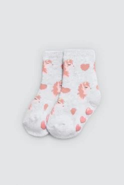 Pack 4 calcetines bebé térmicos antideslizantes Candy Circus