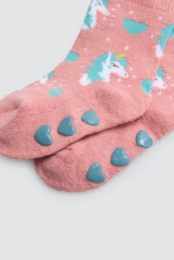 Pack 4 calcetines bebé térmicos antideslizantes Candy Circus