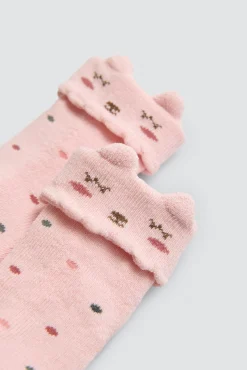 Pack 4 calcetines bebé térmicos estampados