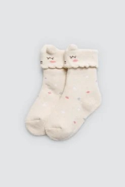 Pack 4 calcetines bebé térmicos estampados