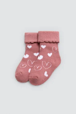 Pack 4 calcetines bebé térmicos estampados