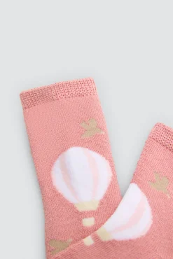 Pack 4 calcetines bebé térmicos estampados Ballon