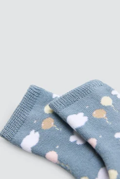 Pack 4 calcetines bebé térmicos estampados Ballon