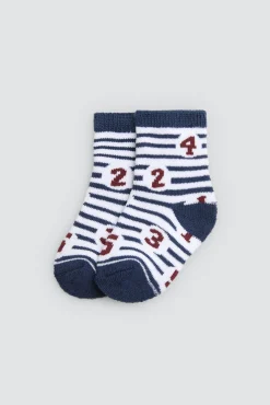 Pack 4 calcetines bebé térmicos estampados