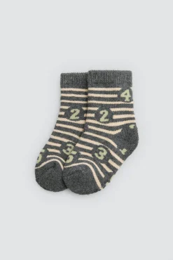 Pack 4 calcetines bebé térmicos estampados