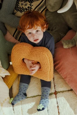 Pack 2 calcetines bebé térmicos sensoriales sonajero azul