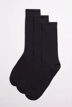 Pack 3 calcetines básicos hombre negro