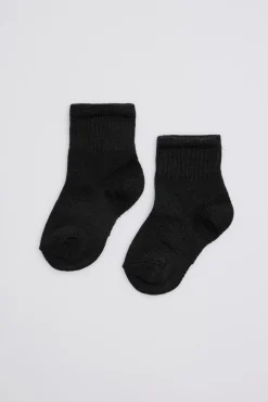 Pack 3 calcetines cortos infantil negro