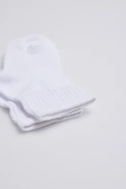 Pack 3 calcetines cortos infantil blanco