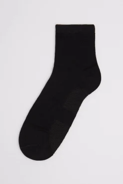 Pack 3 calcetines cortos transpirables negro