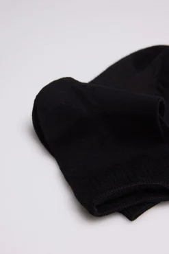 Pack 3 calcetines cortos transpirables negro