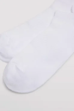 Pack 3 calcetines deportivos transpirables cortos blanco