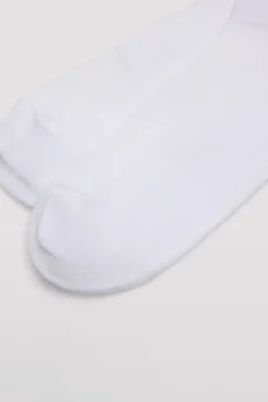Pack 3 calcetines deportivos transpirables cortos blanco