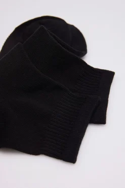 Pack 3 calcetines deportivos cortos negro