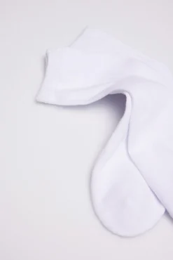 Pack 3 calcetines deportivos de rizo blanco