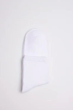 Pack 3 calcetines deportivos de rizo blanco