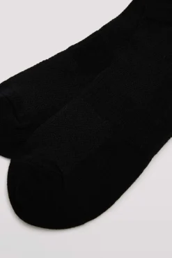 Pack 3 calcetines deportivos transpirables cortos negro