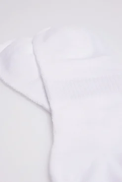 Pack 3 calcetines deportivos tobilleros blanco