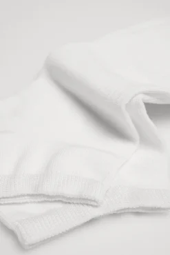 Pack 3 calcetines deportivos tobilleros blanco