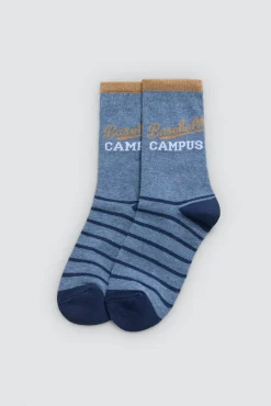 Pack 4 calcetines infantiles estampados College
