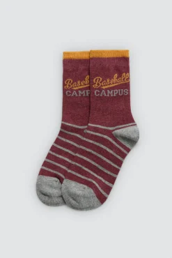 Pack 4 calcetines infantiles estampados College