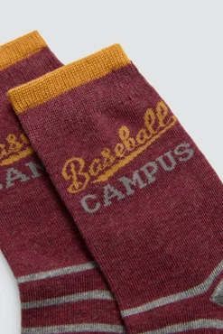 Pack 4 calcetines infantiles estampados College