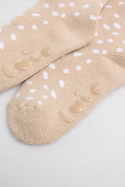Pack 3 calcetines infantiles térmicos antideslizantes Love