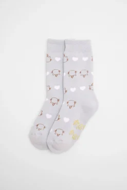 Pack 3 calcetines infantiles térmicos antideslizantes Meow