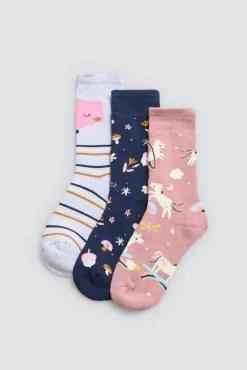 Pack 3 calcetines infantiles térmicos estampados varios