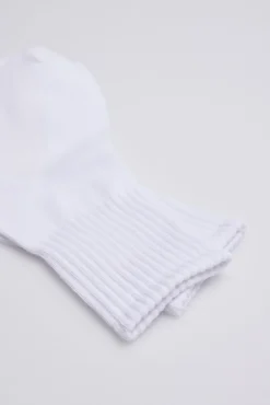 Pack 3 calcetines infantiles deportivos blanco