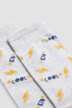 Pack 4 calcetines infantiles estampados Cool Kid