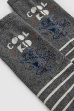 Pack 4 calcetines infantiles estampados Cool Kid