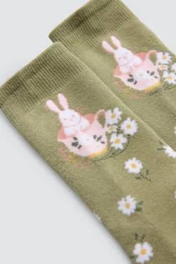 Pack 3 calcetines infantiles térmicos estampados Tea time