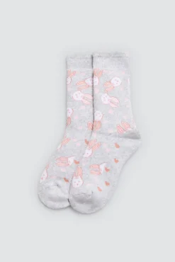 Pack 3 calcetines infantiles térmicos estampados Tea time